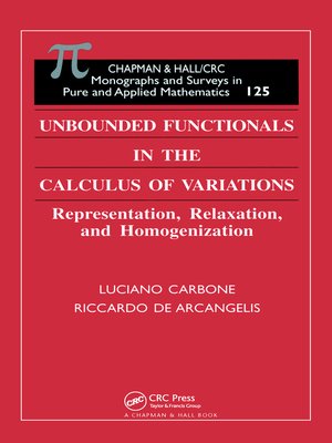 cover image of Unbounded Functionals in the Calculus of Variations